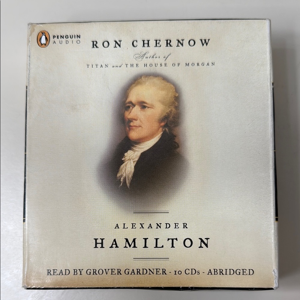 Alexander Hamilton by Ron Chernow Abridged CD Audiobook 10 Disks 18th Century